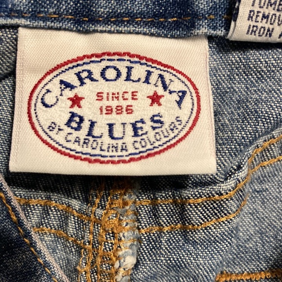 Carolina Blues Ruffled Hem Jean Skirt - Picture 7 of 8